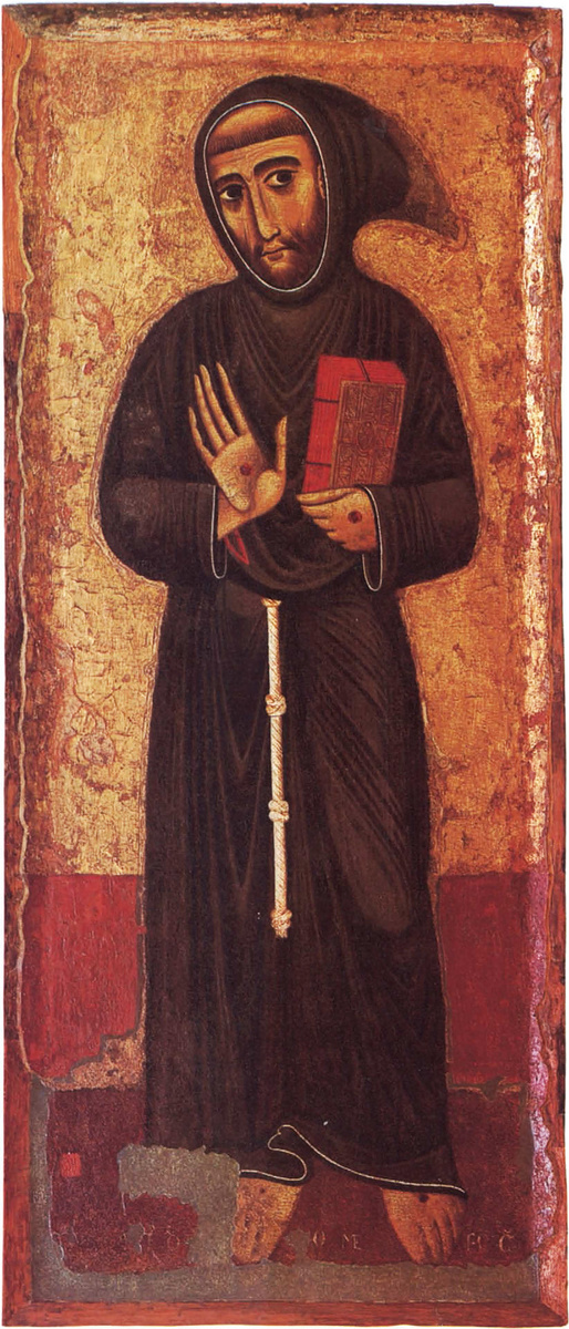 Маргаритоне д'Ареццо «Святой Франциск», ок. 1270/80 гг., 127*54 см