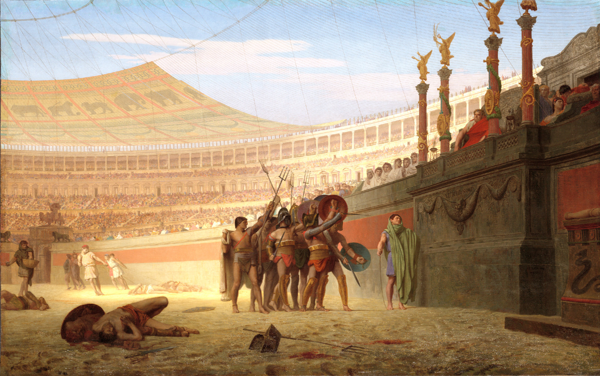 Жан-Леон Жером «Ave Caesar, morituri te salutant»