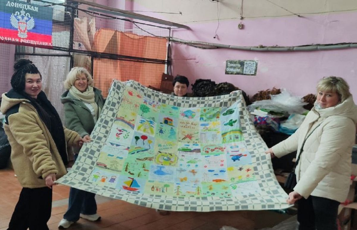    В ближайшее время подарок от детского сада отправят бойцам