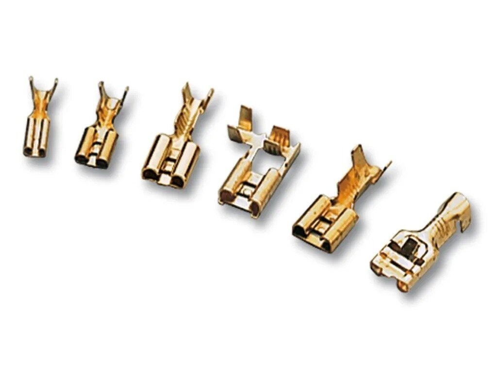 В данном случае разъемы типа мама, которые втыкаются в динамики