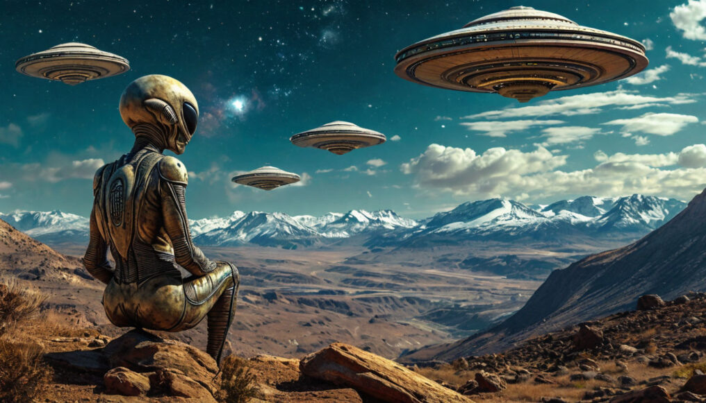 Пришельцы наблюдают за Землей