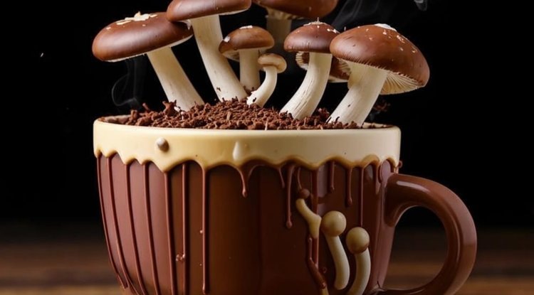    Грибы совершают революцию в пищевой науке прямо сейчас и уже в питьевом шоколаде