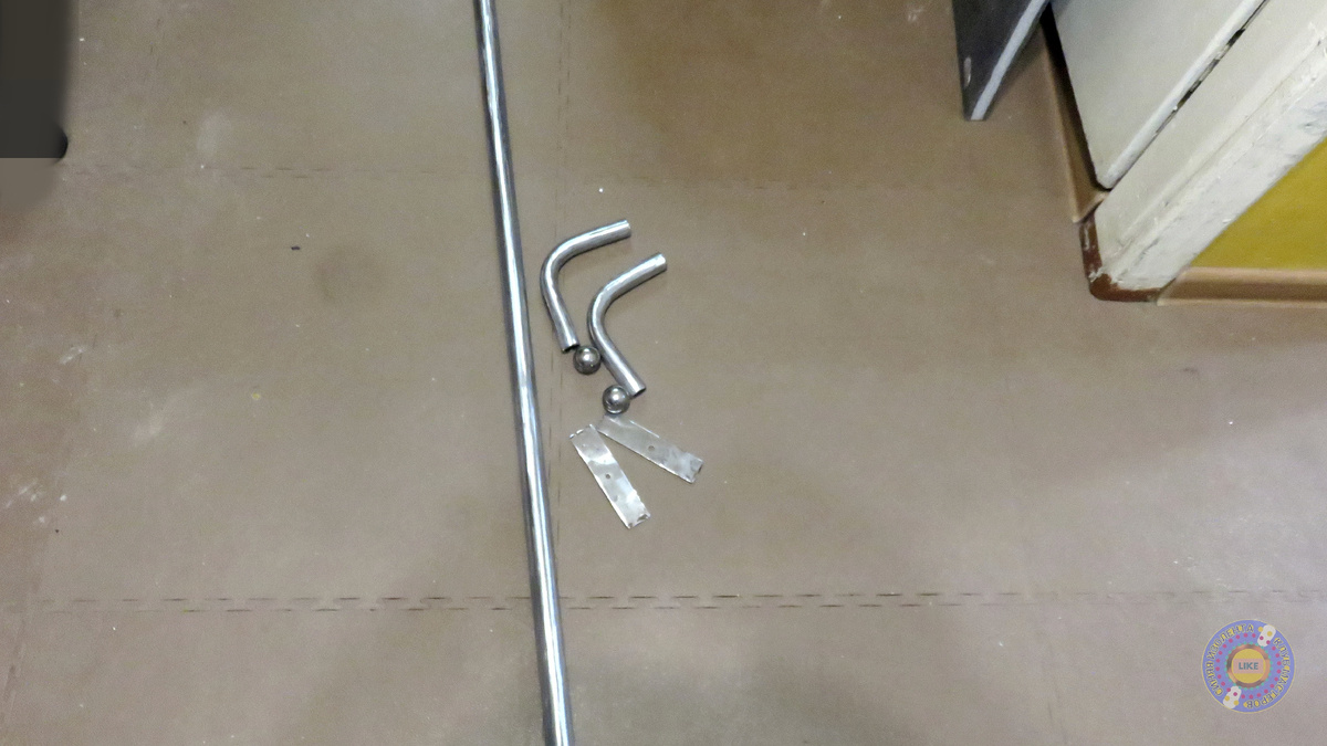 тут тонкие пластинки, которые заменил в дальнейшем на более крепенькие.