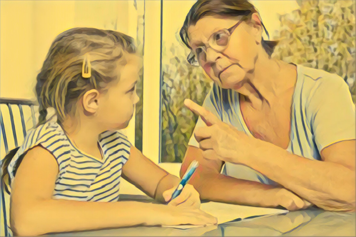 Полина и бабушка Надя