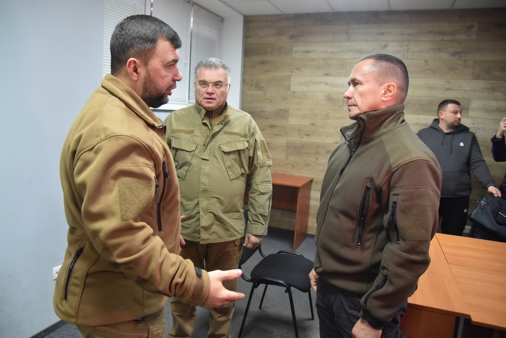    Денис Пушилин и Дмитрий Бердников Фото: Сайт главы ДНР