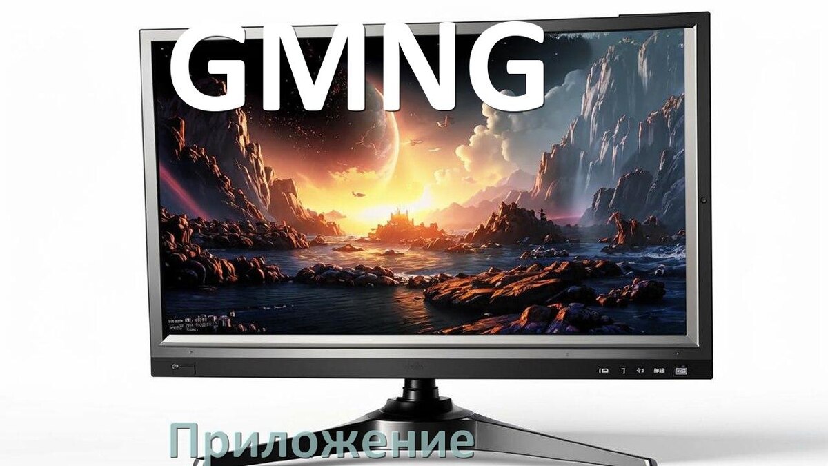 
Приложение для монитора GMNG для настройки и управления