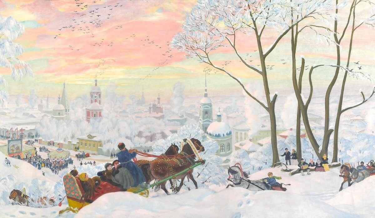 Борис Михайлович Кустодиев "Масленица"