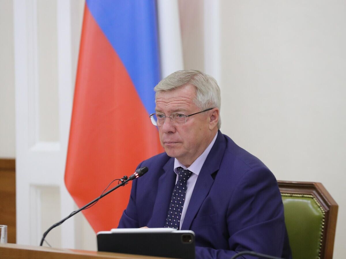    Губернатор Ростовской области Василий Голубев© Фото : пресс-служба губернатора Ростовской области