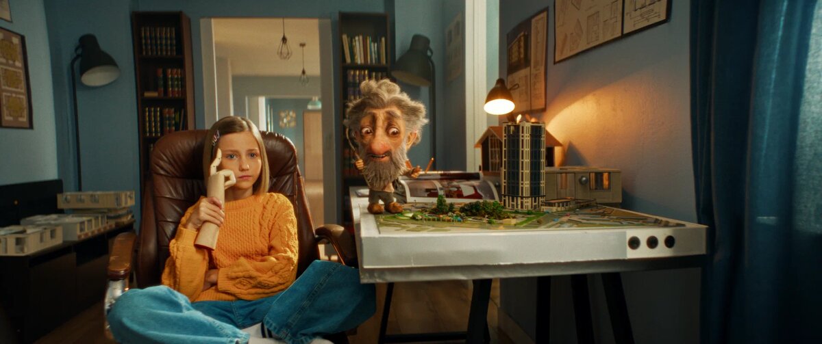 Наташа (София Петрова) и Нафаня (озвучивает Гарик Харламов). Источник - kinopoisk.ru