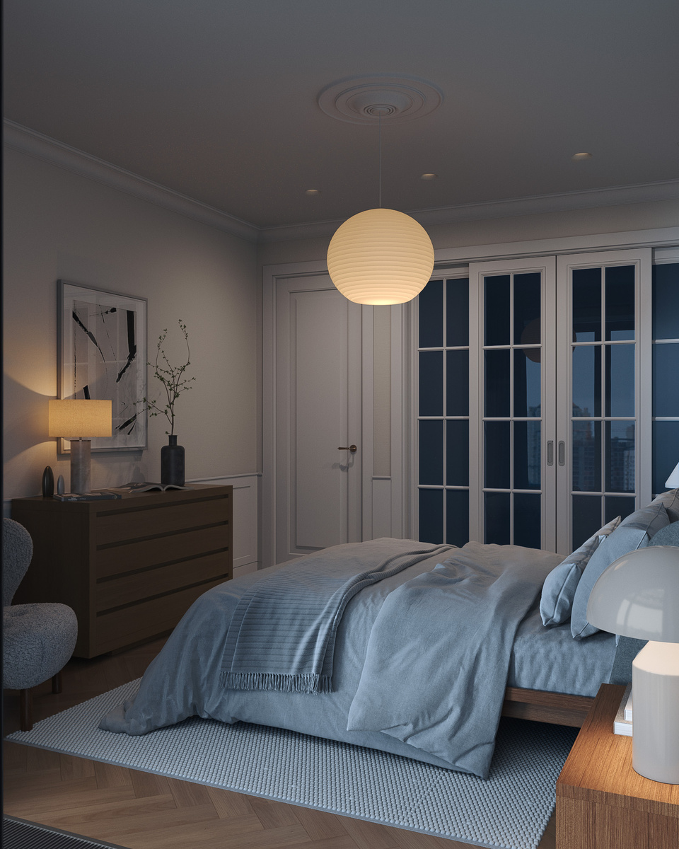 Дизайн-проект квартиры для ЖК "Портлэнд"