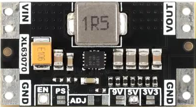 XL63070 TPS63070 DC Automatic Step Up Down Power Boost Buck Module 3.3V 5V 9V Low Ripple Lithium Voltage Stabilization