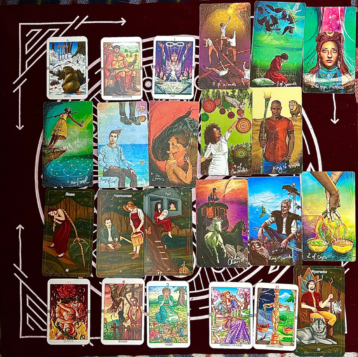 Расшифровка расклада.