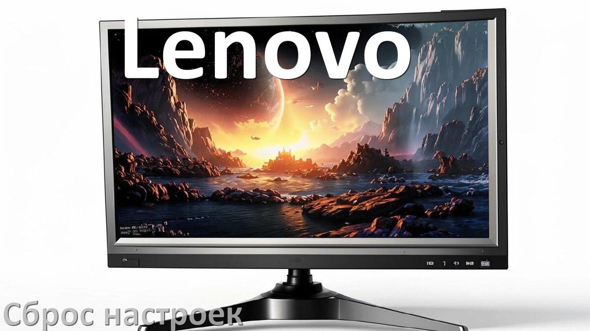 
Как на мониторе Lenovo сбросить все настройки до заводских по умолчанию в Windows 11, 10