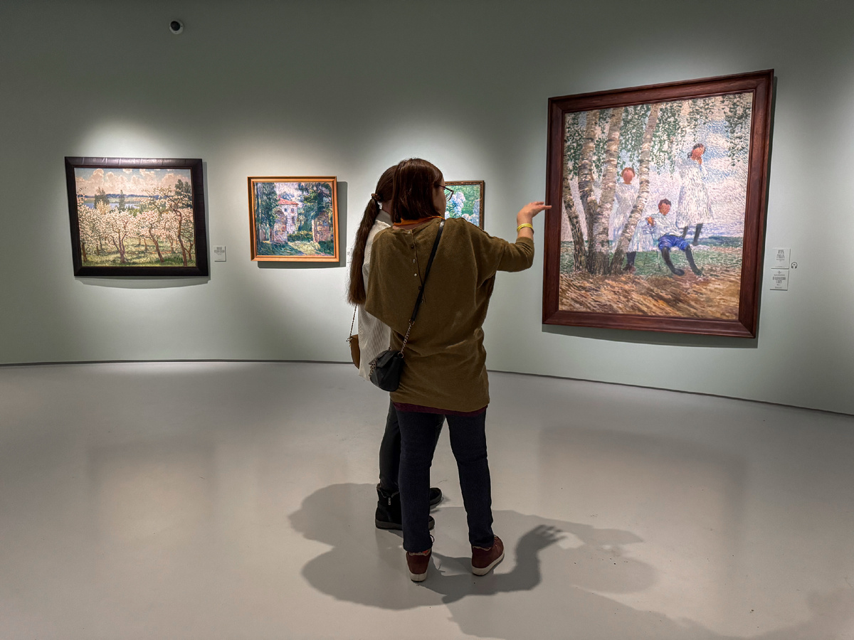 Выставка "Изображая воздух. Русский импрессионизм". Фото автора