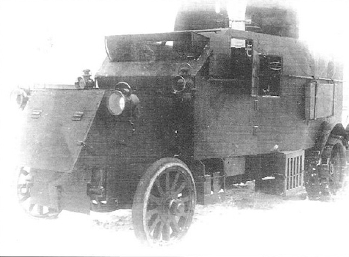 Зенитный бронеавтомобиль Peerless собственной персоной. Фотография в свободном доступе.