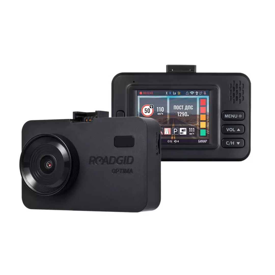 Видеорегистратор с радар-детектором Roadgid Optima GT