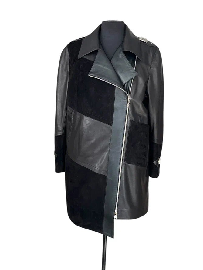 Переделка кожаного пальто. Ателье Ирины Берзиной.