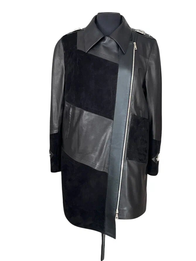 Переделка кожаного пальто. Ателье Ирины Берзиной.