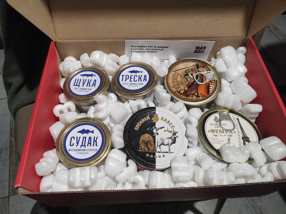 Содержание коробки