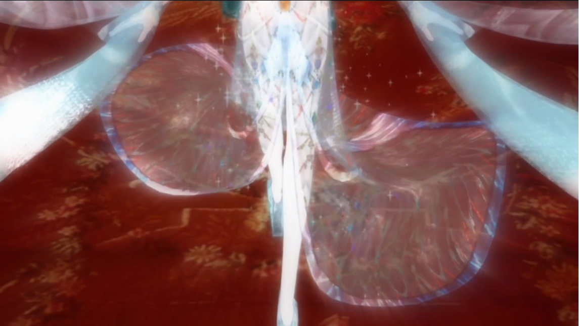 Скриншоты вообще не передают всей красоты ее платья