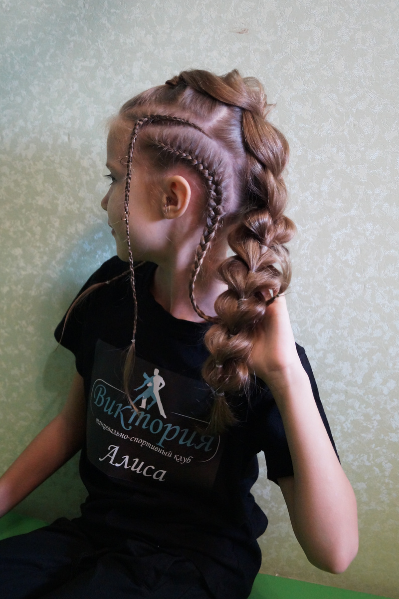 Дракон + брейды❤️. Такую красоту я обычно летом плету)