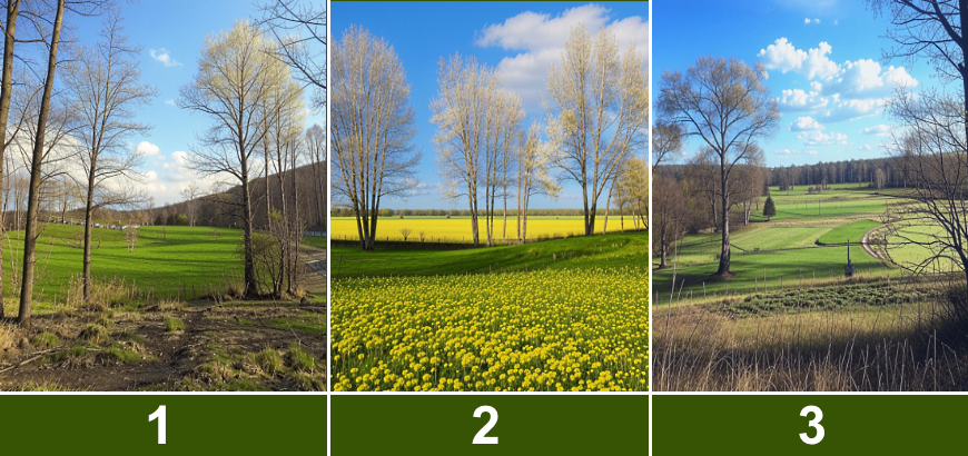 Выберите пейзаж