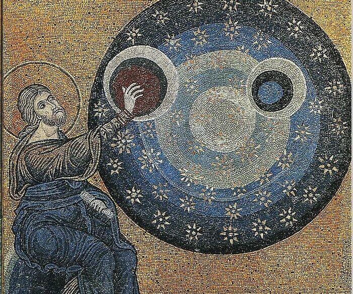 Мозаика собора в Монреале (Италия).