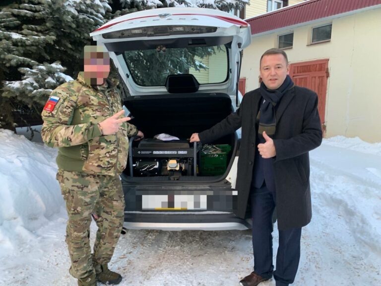    Из Бугуруслана для бойцов с позывными «Крейзи» и «Иля» отправлена необходимая техника Марина Шарт