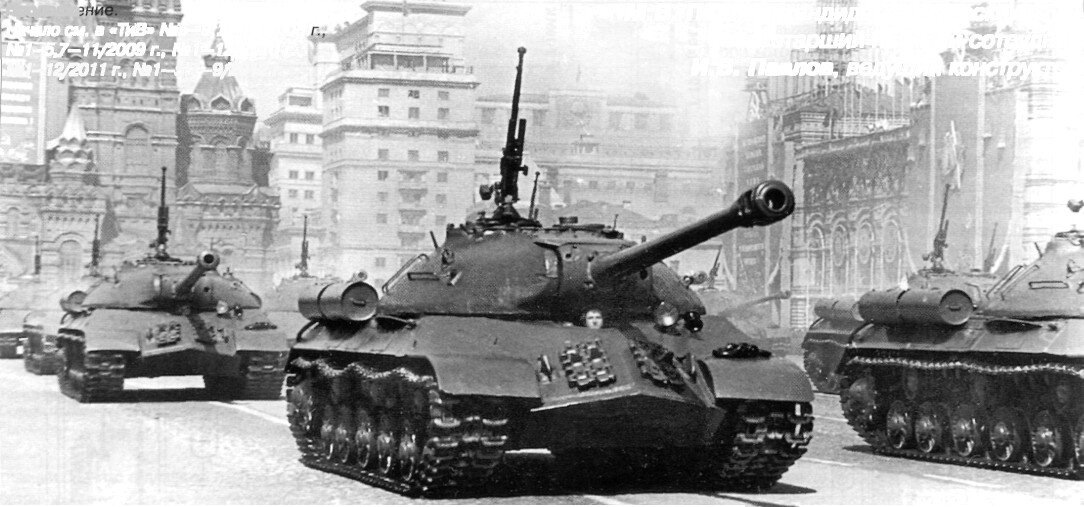 Танки "ИС-3" на параде Победы в Берлине 1945 года - один из них наш - Архангельский!
