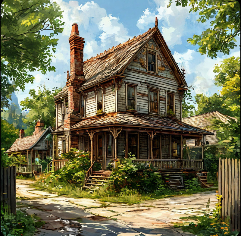 Старый дом…