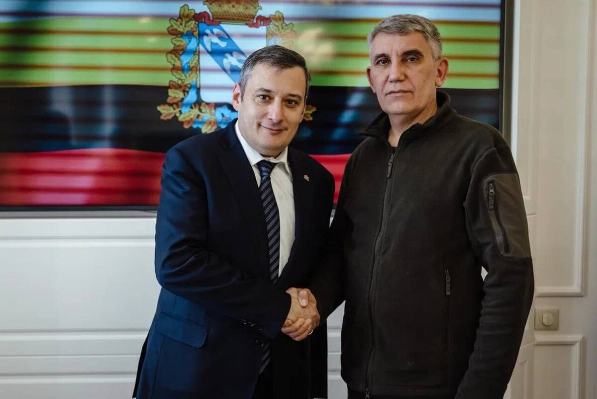    Губернатор Тульской области Дмитрий Миляев посетил Курскую область с рабочим визитом