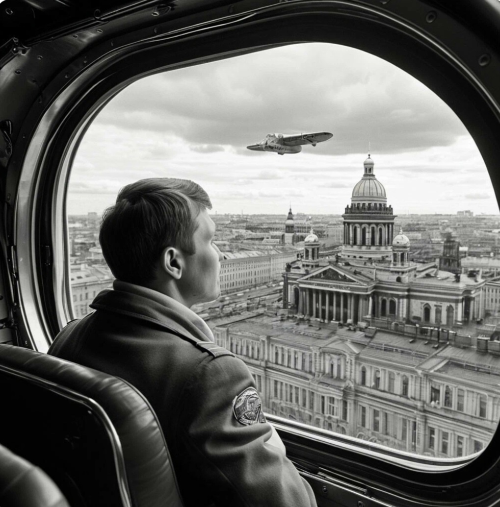 Футуристическая картина Питера. 