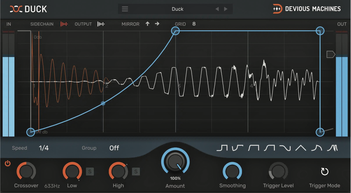 Настройка сайдчена на бас и бочку