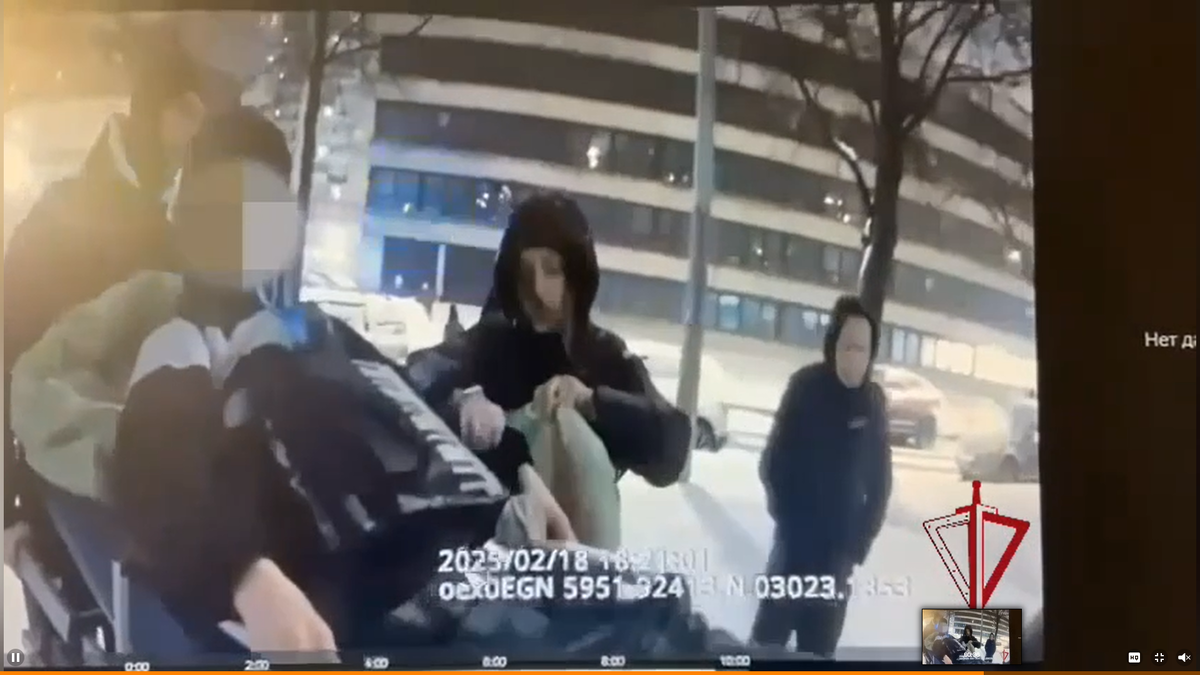 Стоп-кадр из телеграм-канала Росгвардии Петербурга.