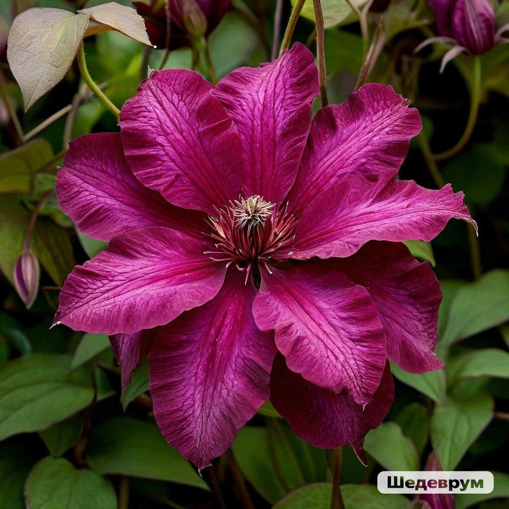 Крупноцветковые Клематисы.