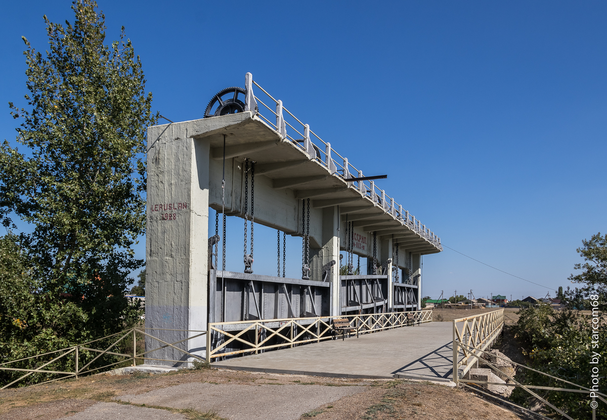 Шлюзы 1928 года на реке Еруслан