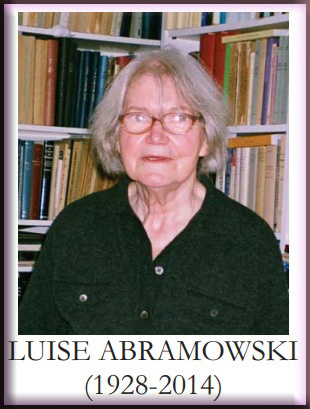 Луиза Абрамовски (1928 - 2014) - немецкий протестантский теолог и историк церкви