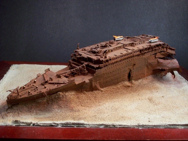 Макет носовой части "Титаника". Из открытого доступа.