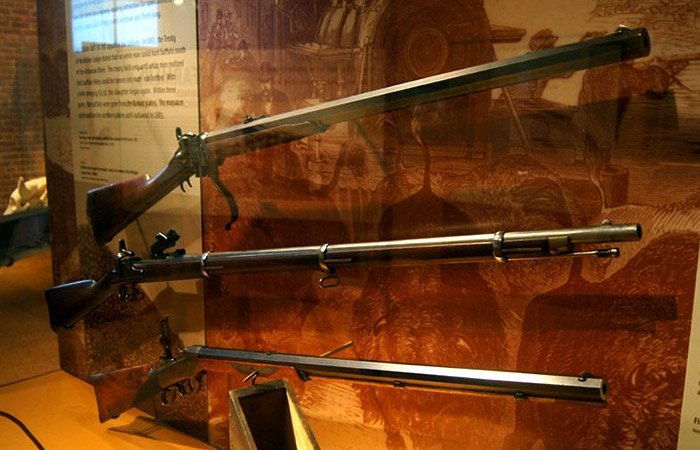 Винтовка Sharps Model 1874./ Фото: pinterest.com