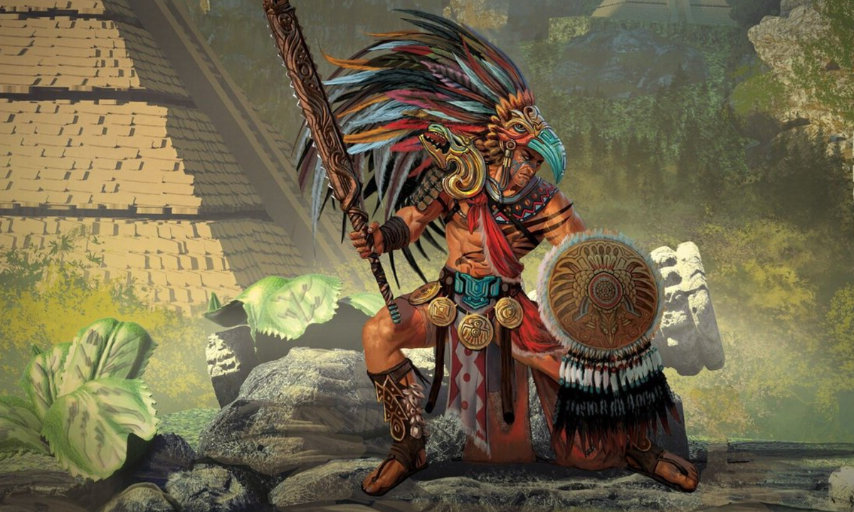 Воин-орёл в ацтекской армии