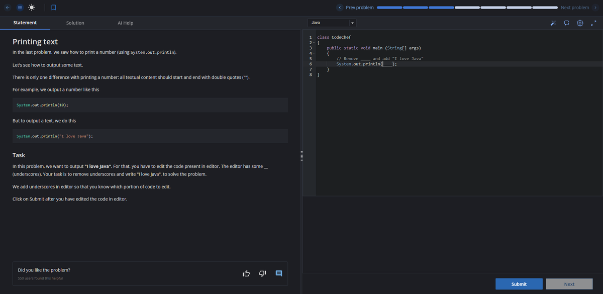 *Пример работы на сайте*
