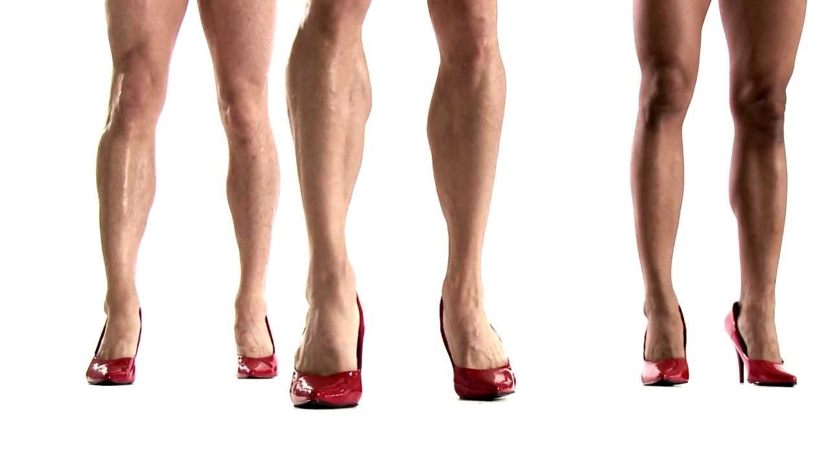 Разница между женскими и мужскими ногами/pinterest.com