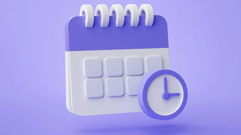     Календарь и часы. Источник: ru.freepik.com, автор mamewmy.