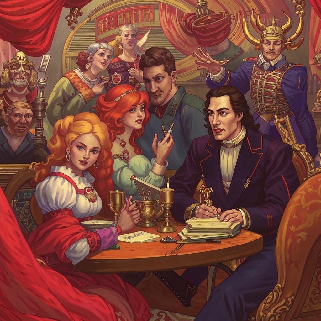 Маргарита, став ведьмой и выполнив роль королевы.