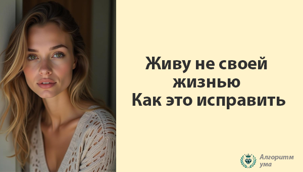 Живу не своей жизнью