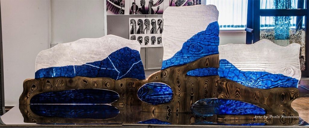 Пример художественного стекла