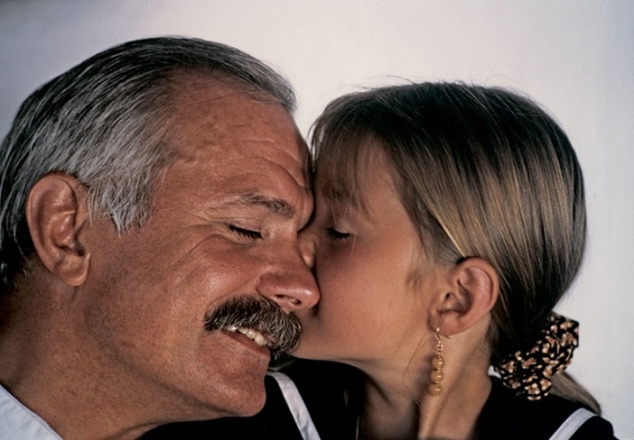 Никита Михалков с дочкой Надей