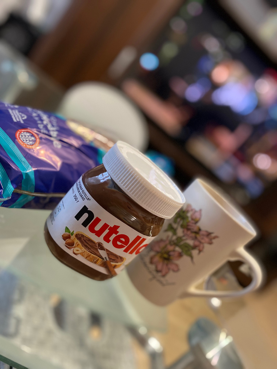 Фото автора. Как вам вариант завтрака, а? Настоящая углеводная бомба! Безумно вредно, но зато как приятно))