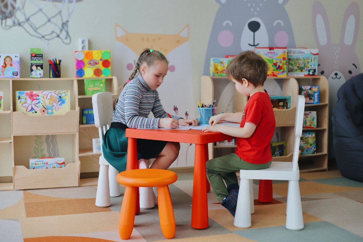 Детская игровая "Лисята" в Шерегеше на Секторе Е