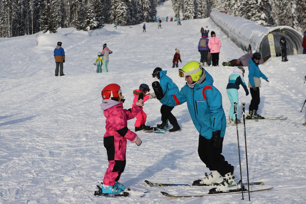 Детский горнолыжный клуб "Лисята" в Шерегеше на Секторе Е